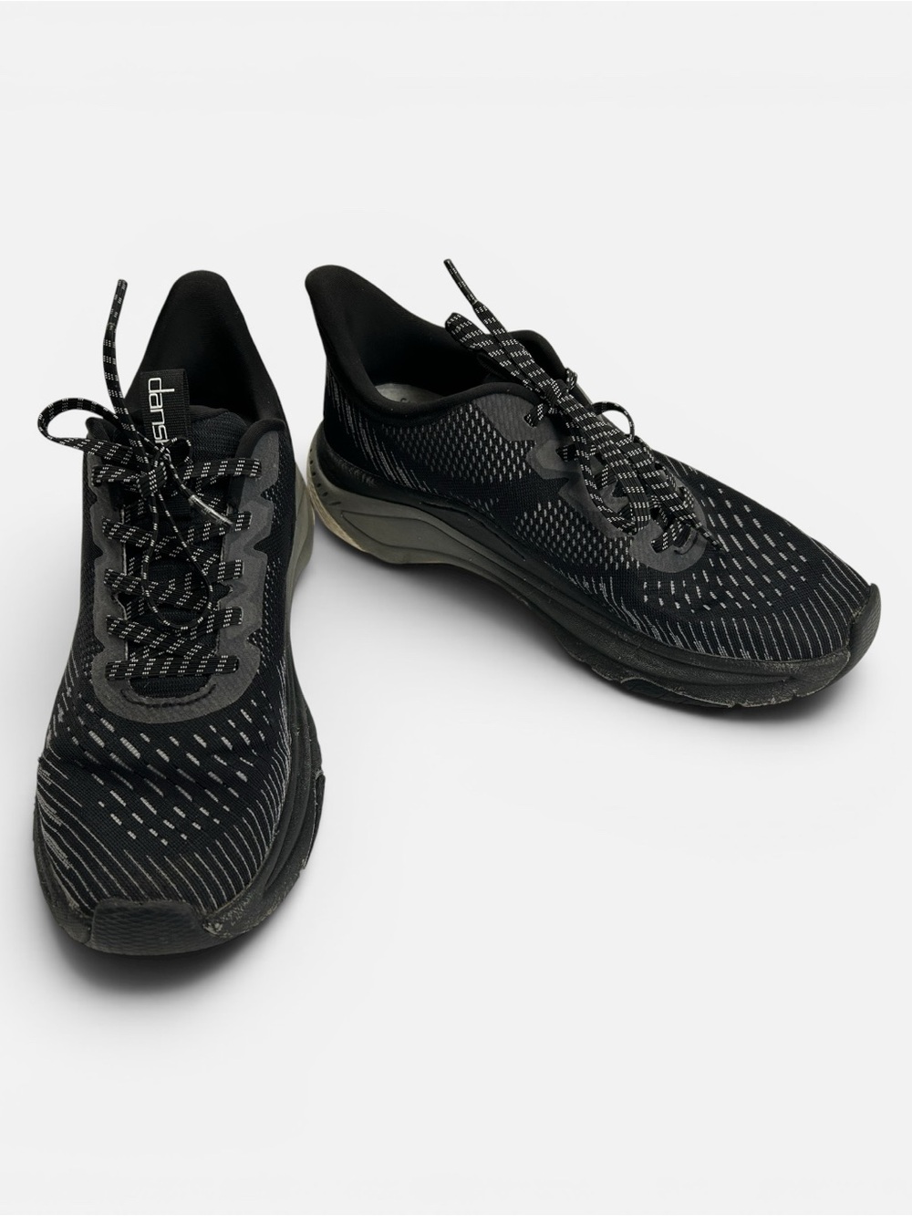 Dansko Women's Peony Walking Sneakers Black Mesh Athletic UK 38 US 7.5